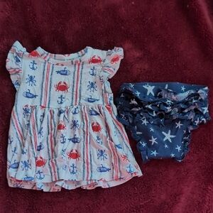 Posh Peanut 2 Piece Top & Bloomer Set